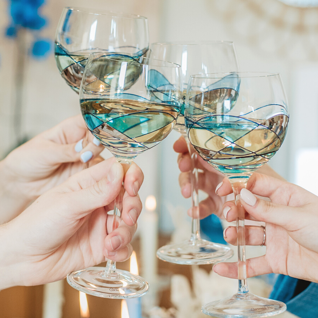 'Nativity' Wine Glasses 12.5oz