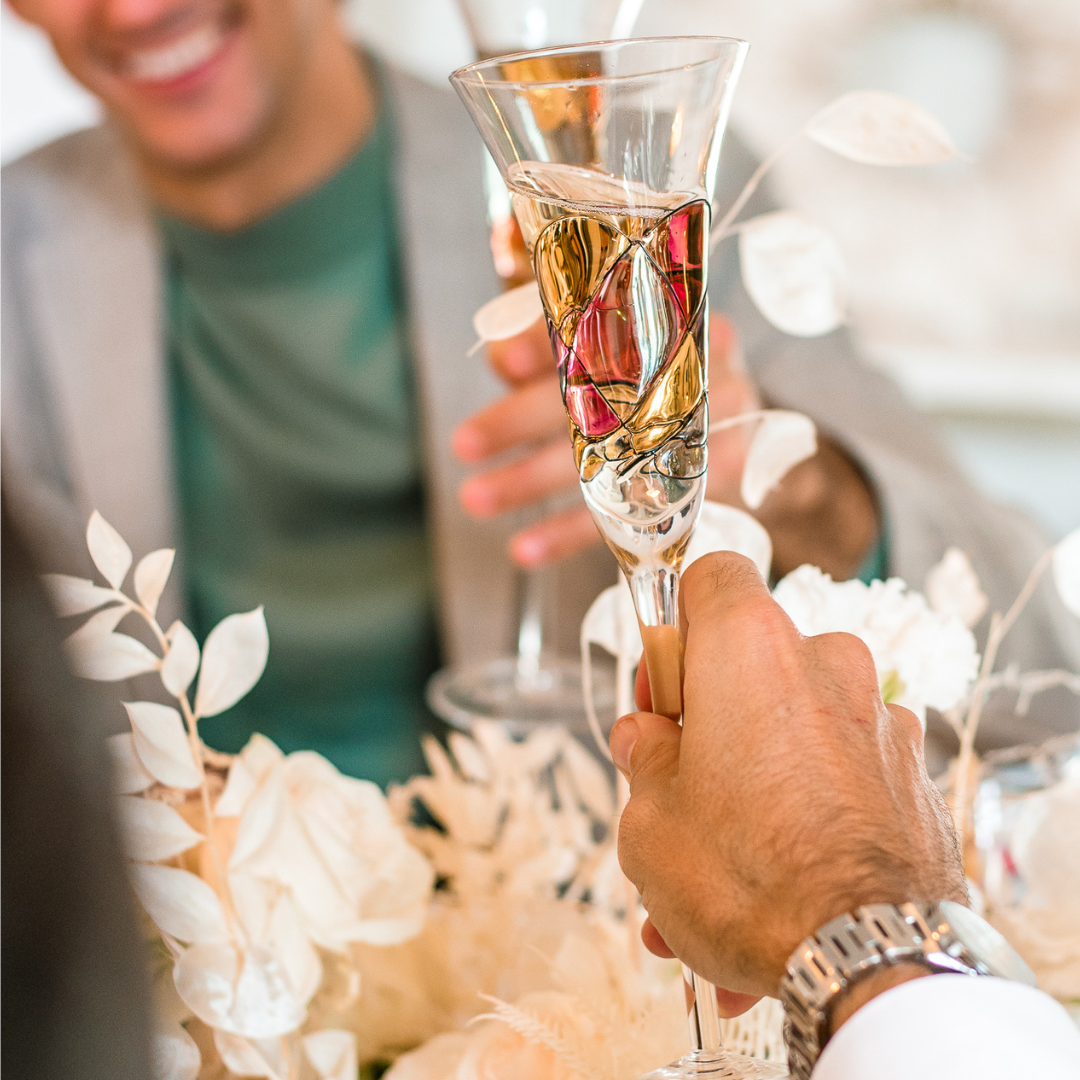 'Sagrada' Champagne Flutes