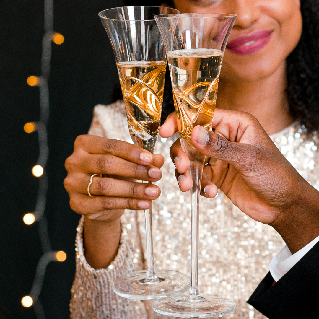 'Trinity' Champagne Flutes