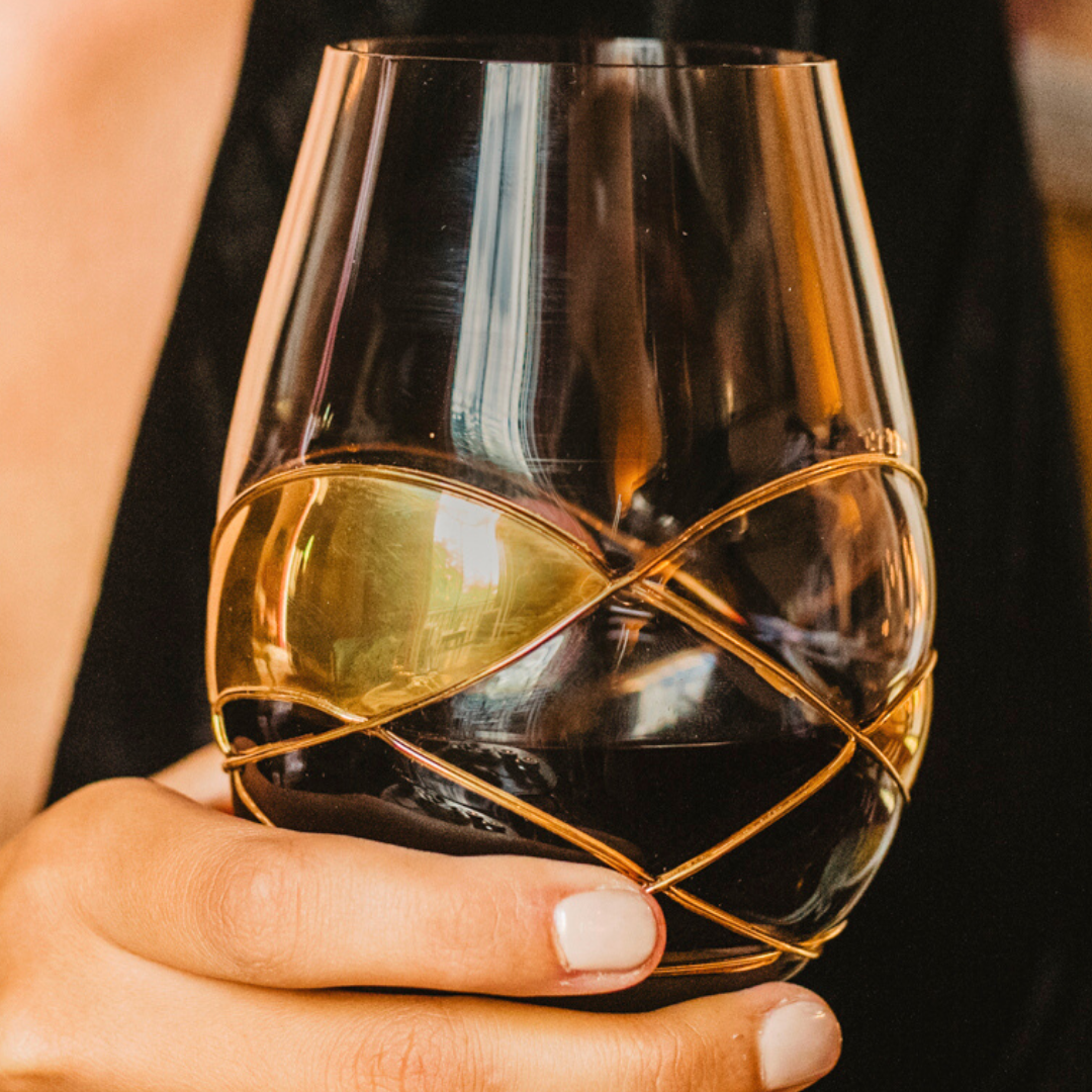 'Trinity' Stemless Wine Glasses