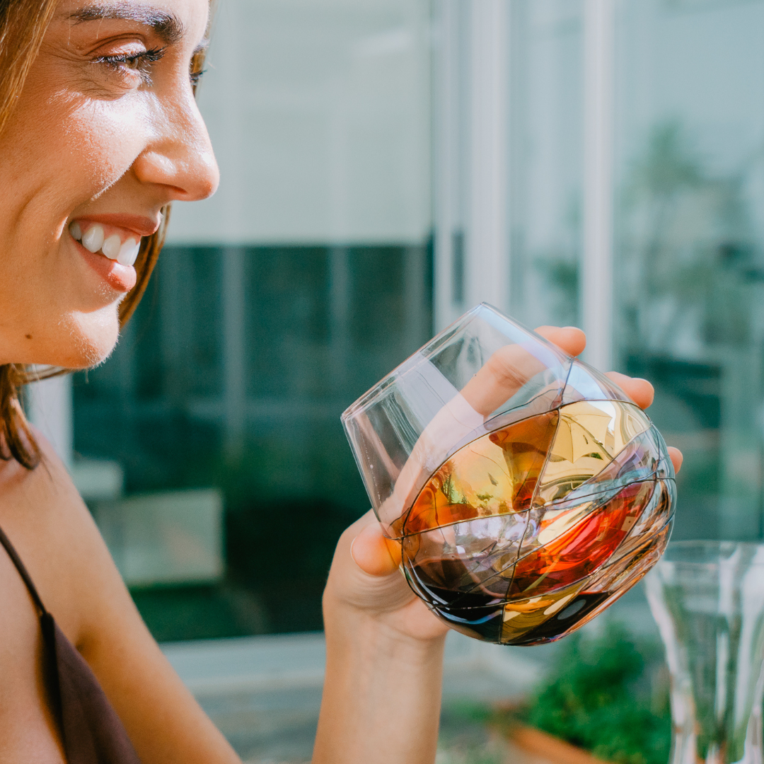 'Sagrada' Stemless Goblet Wine Glasses