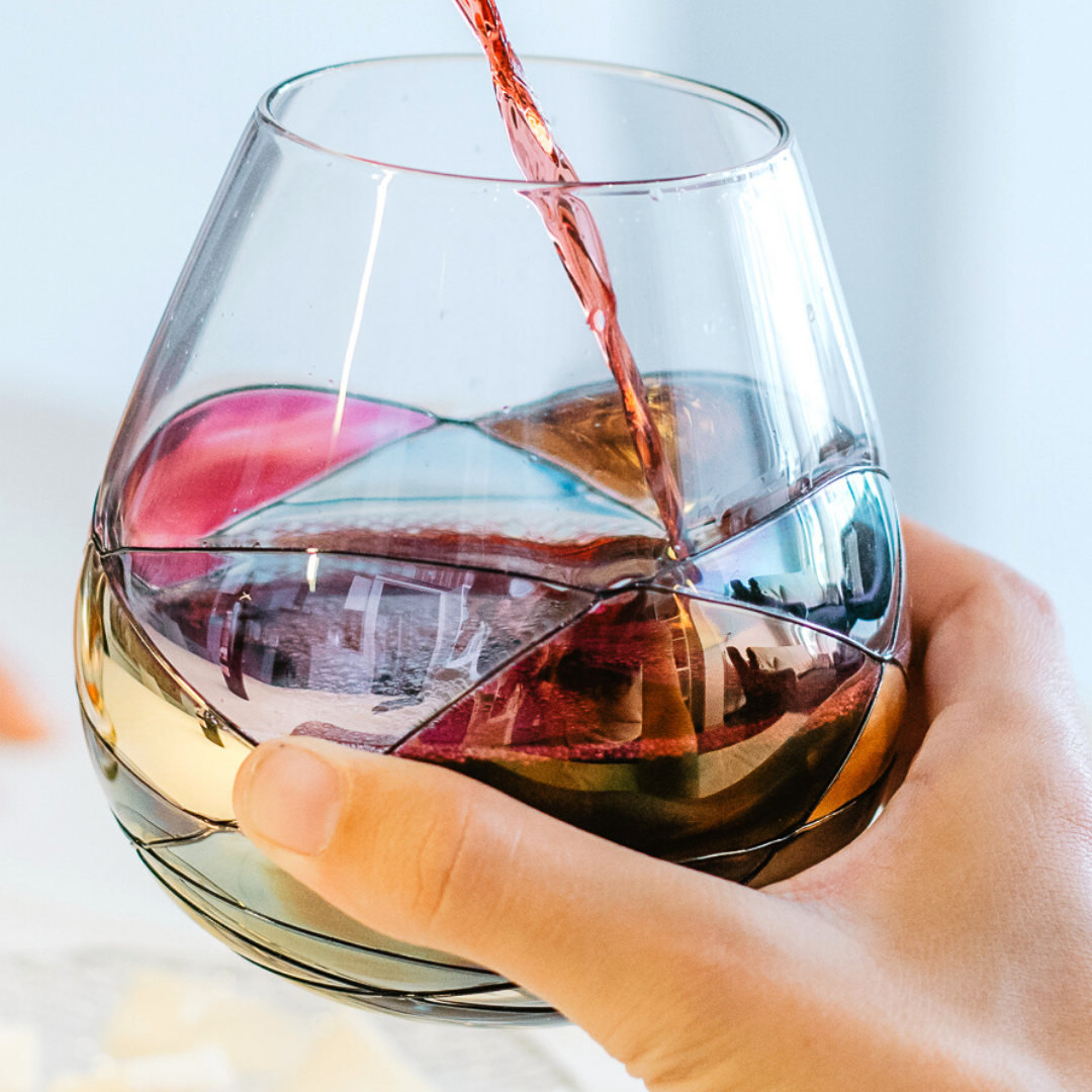 'Sagrada' Stemless Goblet Wine Glasses