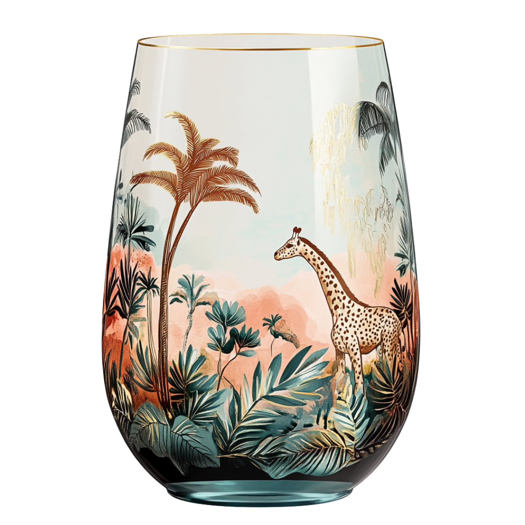 ‘Savanna Twilight’ Stemless Wine Glass