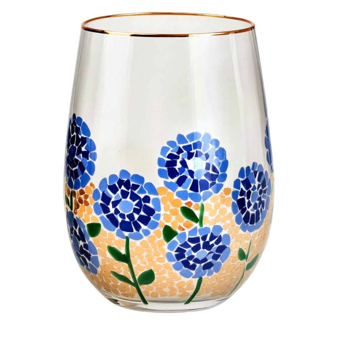 ‘Botanic Elegance’ Stemless Wine Glass