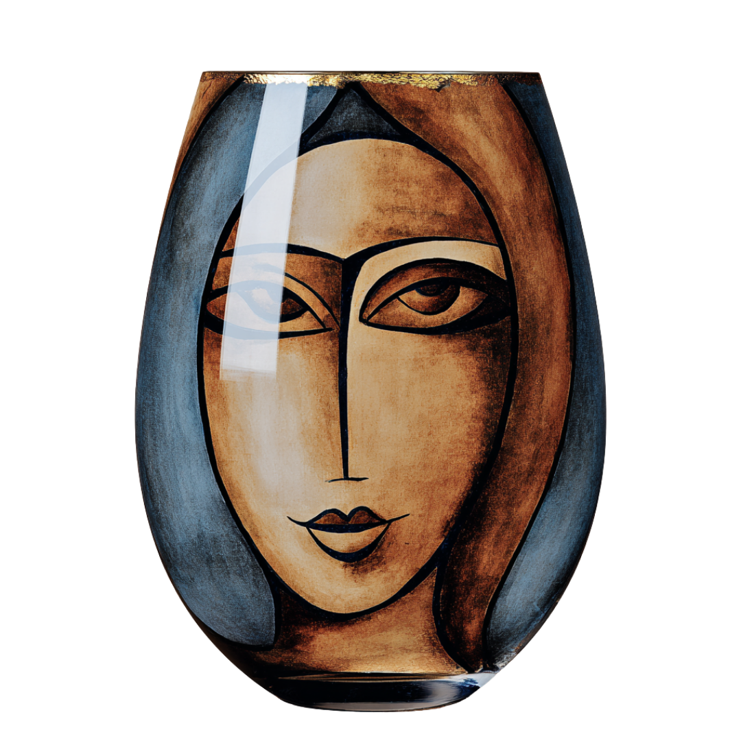 'Dreaming Faces' Stemless Wine Glasses