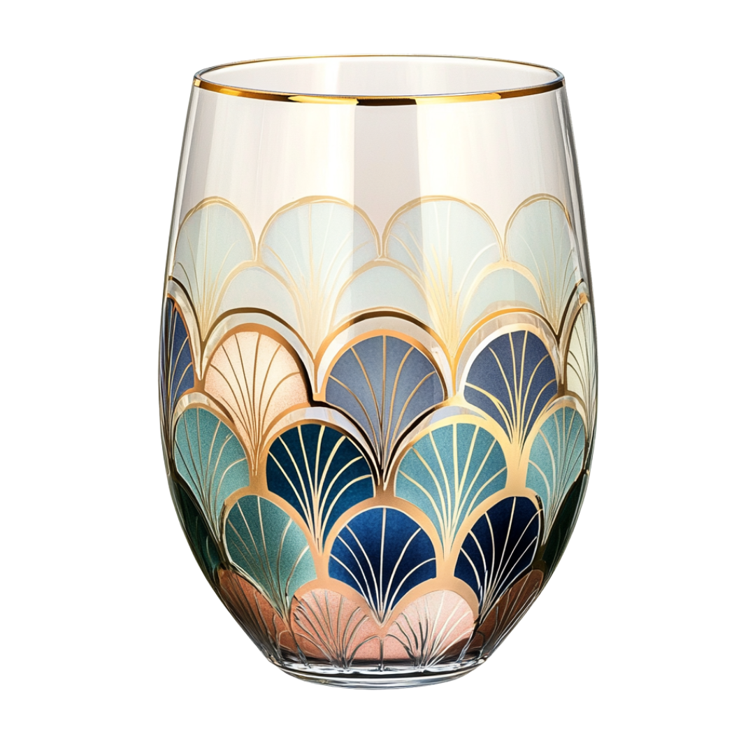 ‘Celestial Mosaic’ Stemless Wine Glass