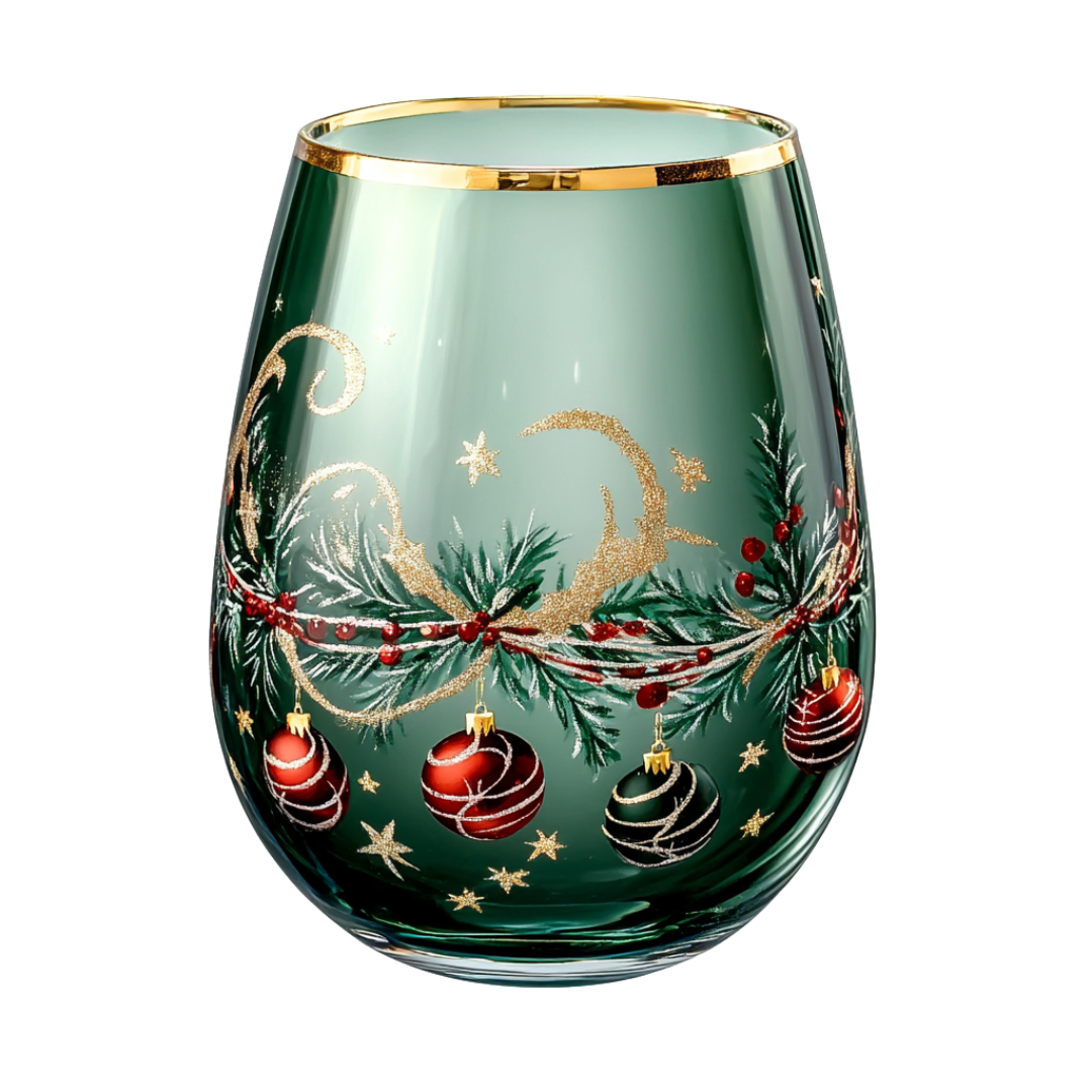 ‘Ethereal Bloom’ Stemless Wine Glass