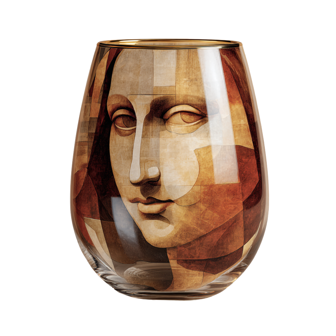 'Timeless Muse' Stemless Wine Glasses