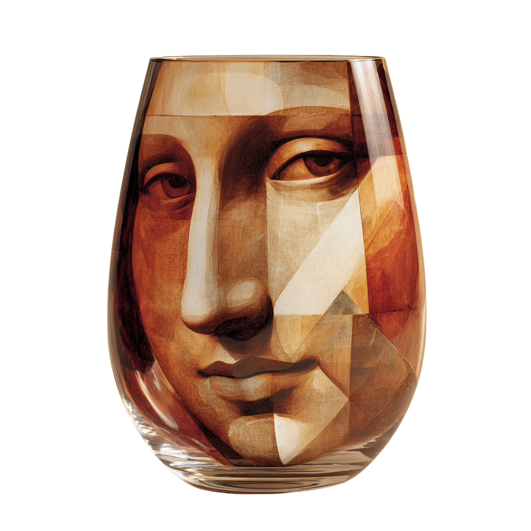 'Timeless Muse' Stemless Wine Glasses