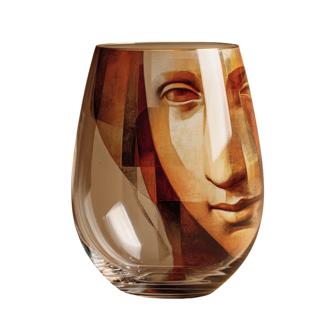 'Timeless Muse' Stemless Wine Glasses