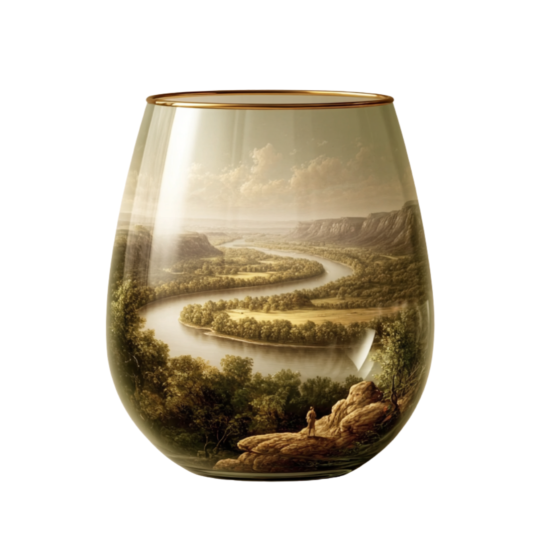 'Eternal Bend' Stemless Wine Glasses
