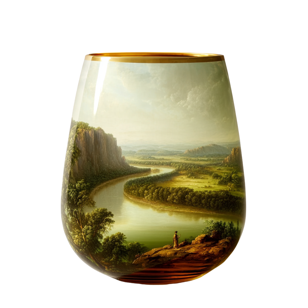'Eternal Bend' Stemless Wine Glasses