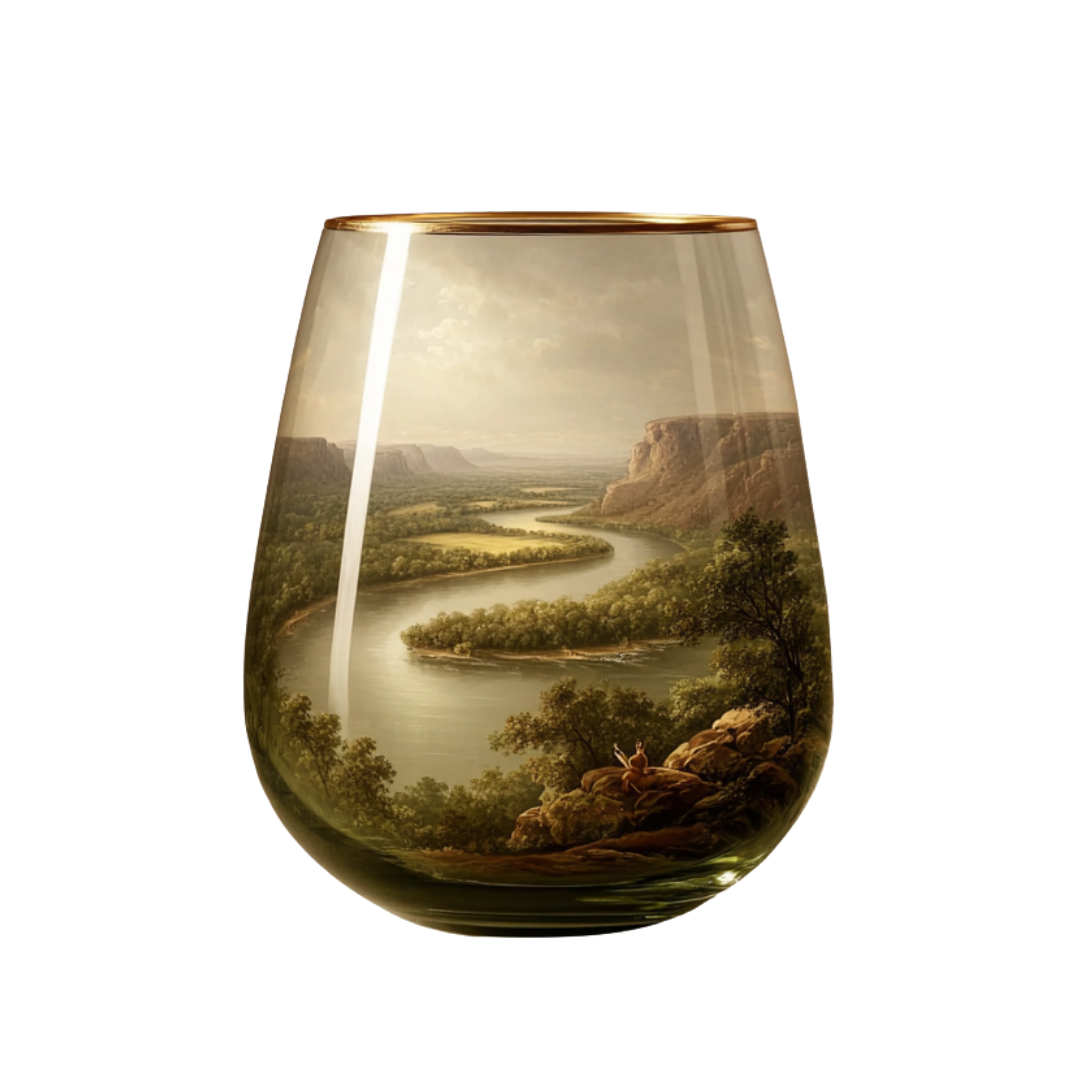 'Eternal Bend' Stemless Wine Glasses