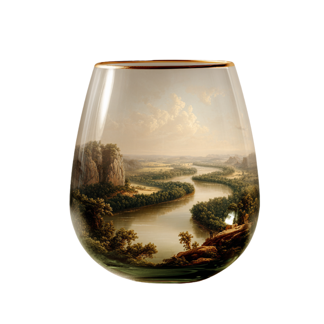 'Eternal Bend' Stemless Wine Glasses