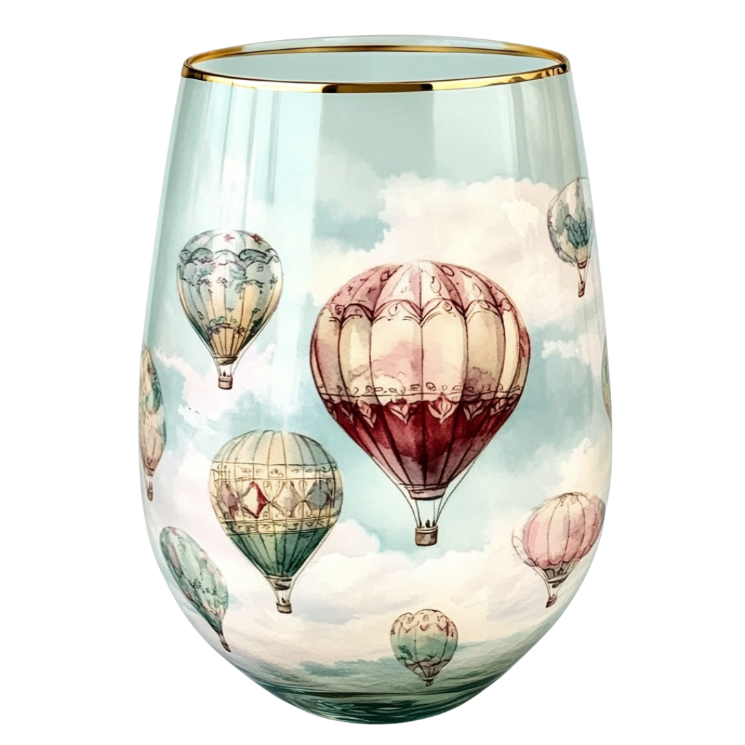 ‘Celestial Voyage’ Stemless Wine Glass