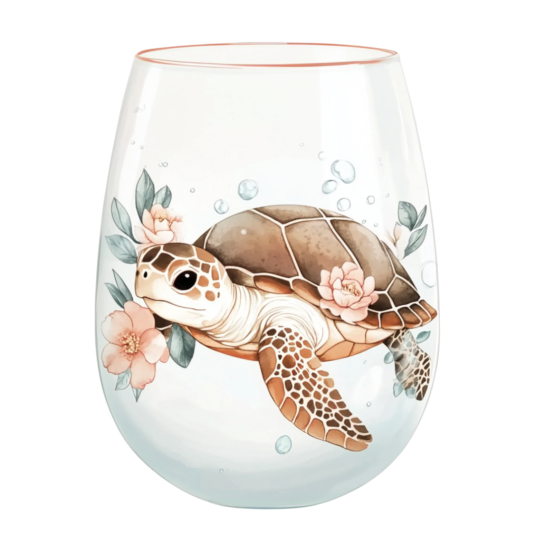 ‘Gentle Voyager’ Stemless Wine Glass