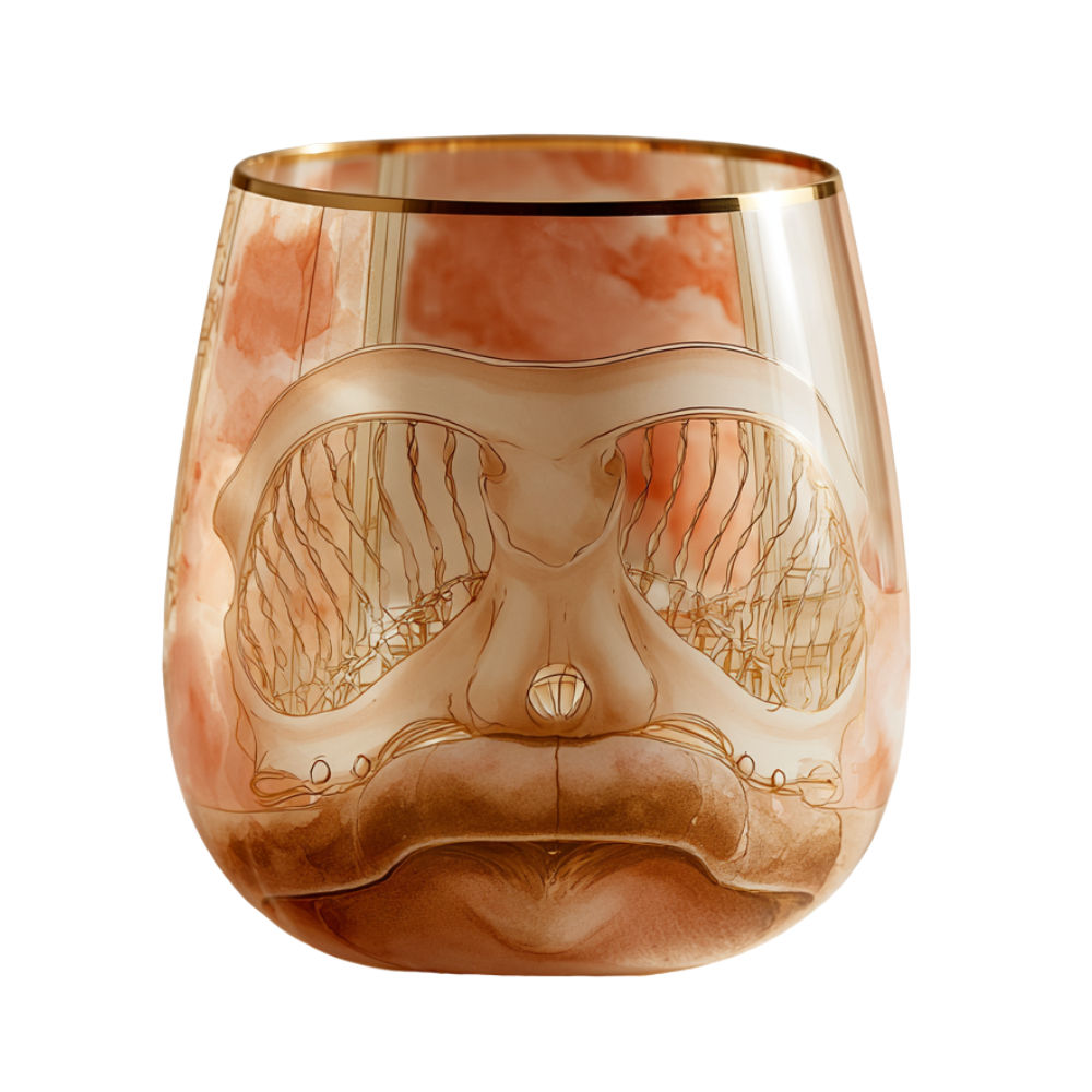 'Gaudí Eternal Facade' Stemless Wine Glass