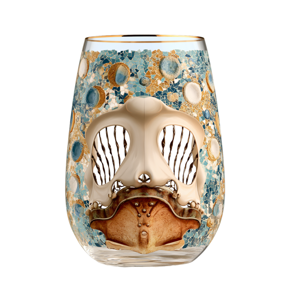 'Gaudí Eternal Facade' Stemless Wine Glass
