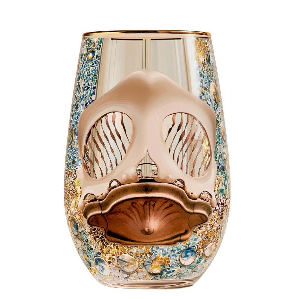 'Gaudí Eternal Facade' Stemless Wine Glass