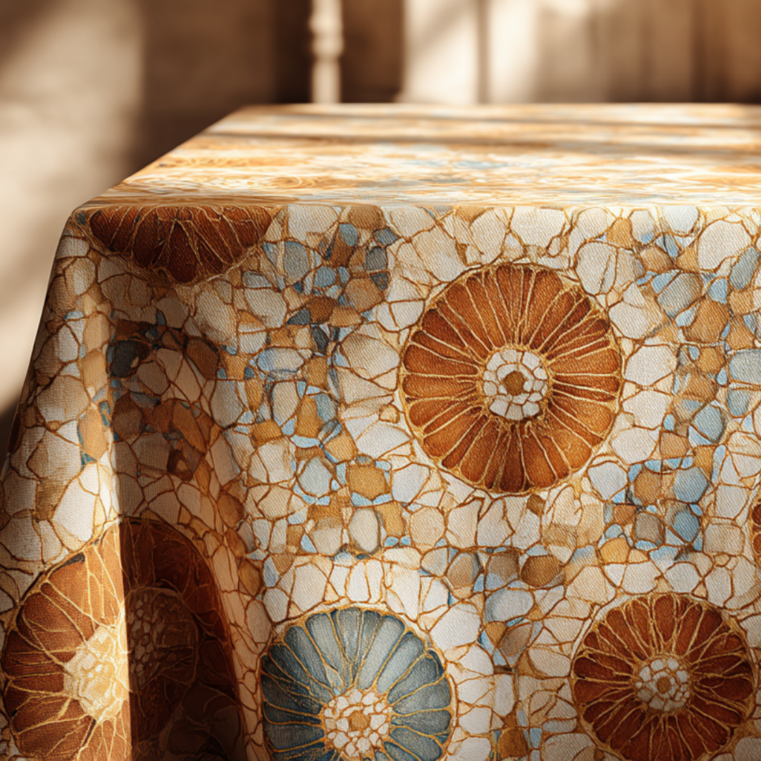 'Solar Rosette' Tablecloth