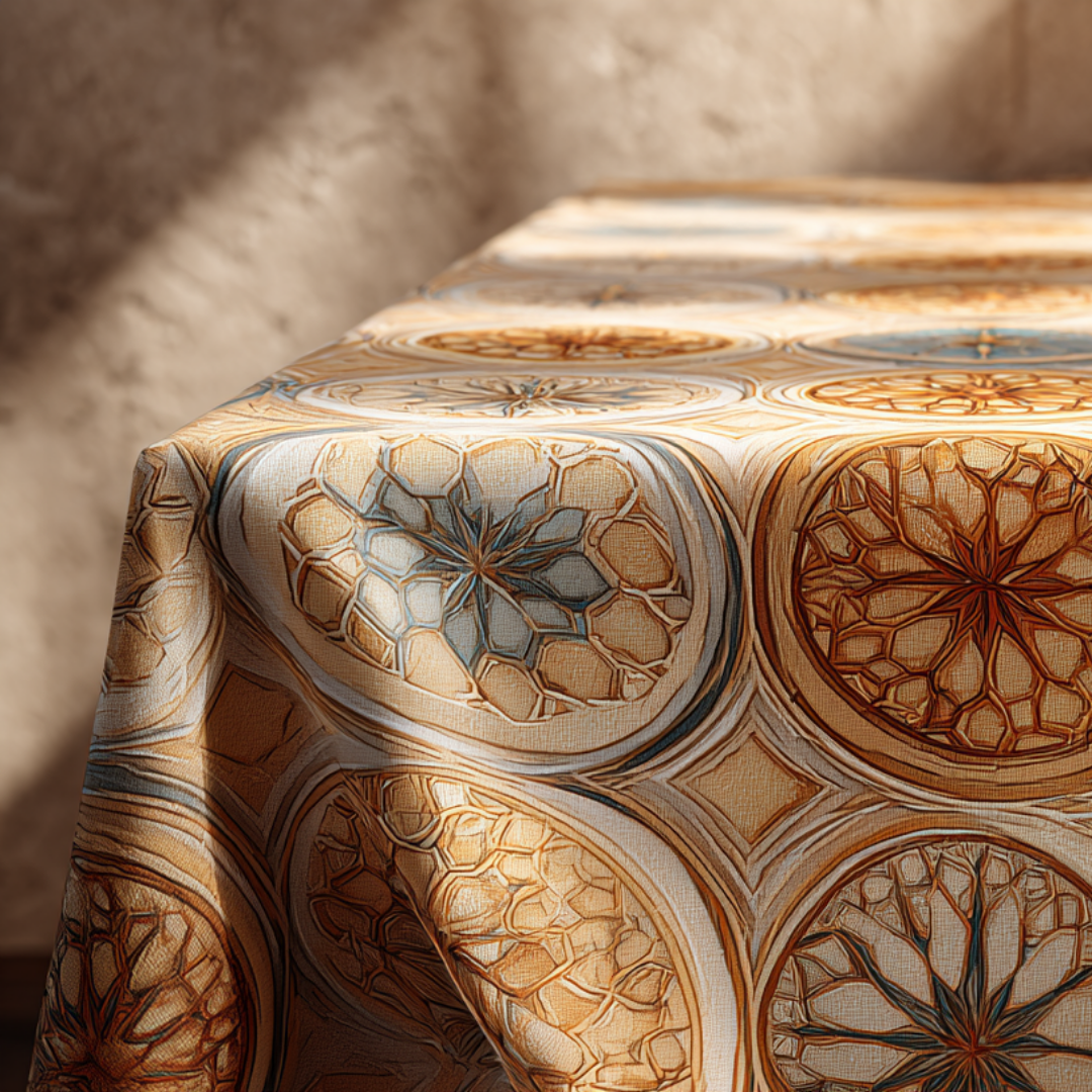 'Solar Rosette' Tablecloth