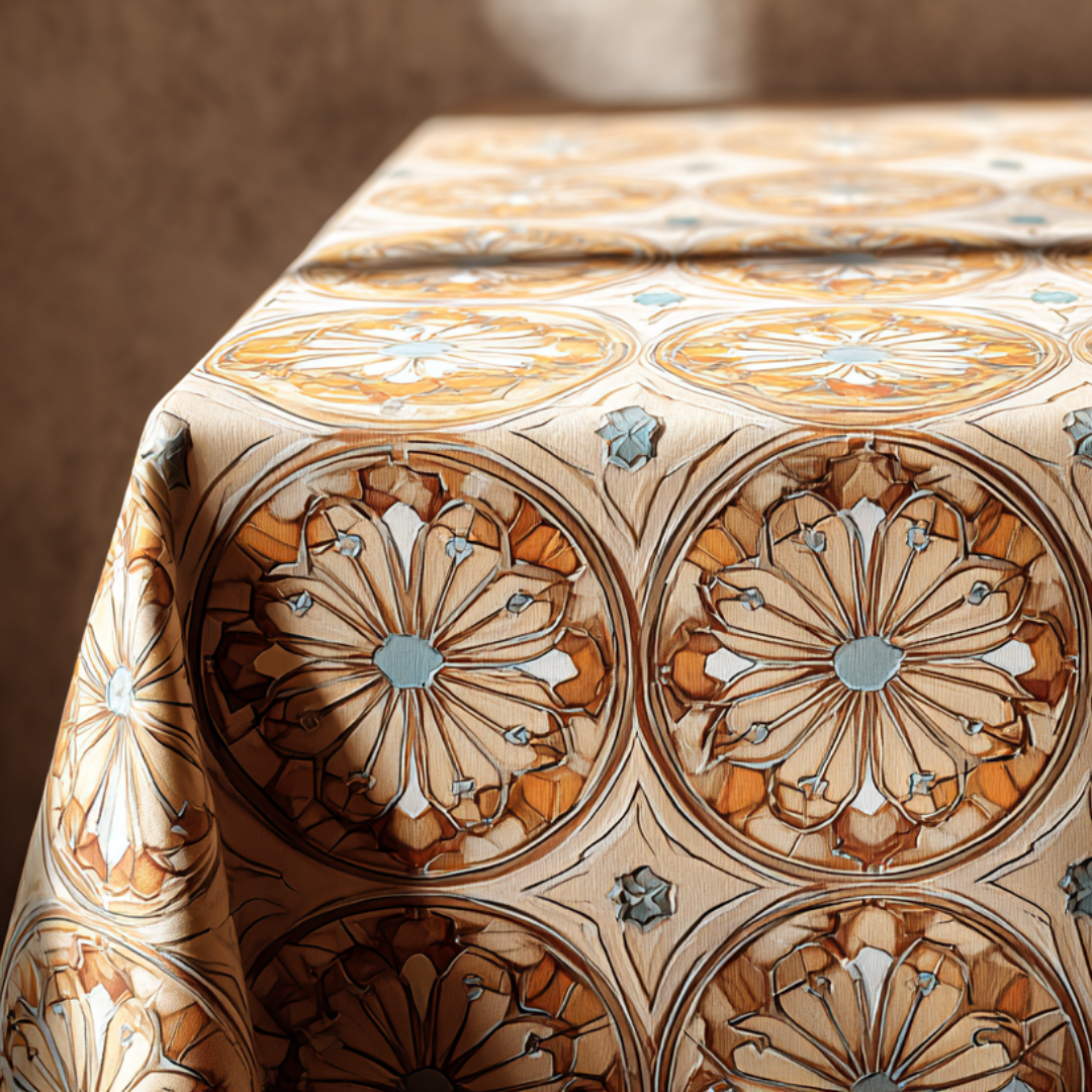 'Solar Rosette' Tablecloth