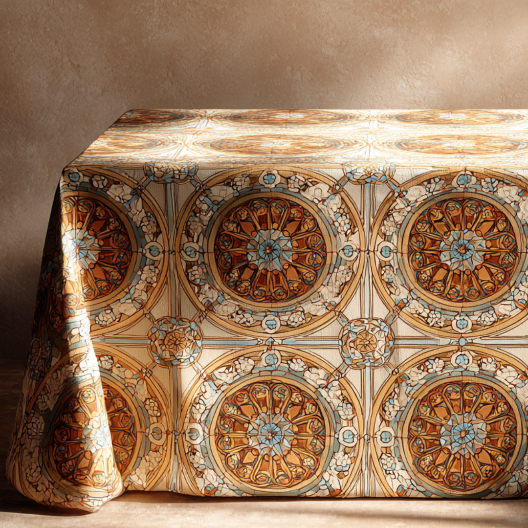 'Solar Rosette' Tablecloth