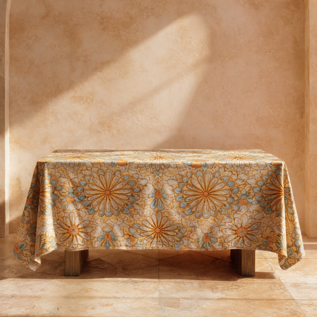'Solar Rosette' Tablecloth