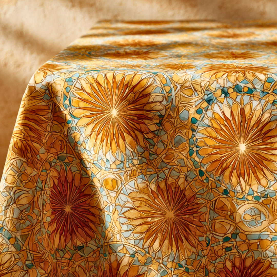 'Solar Rosette' Tablecloth