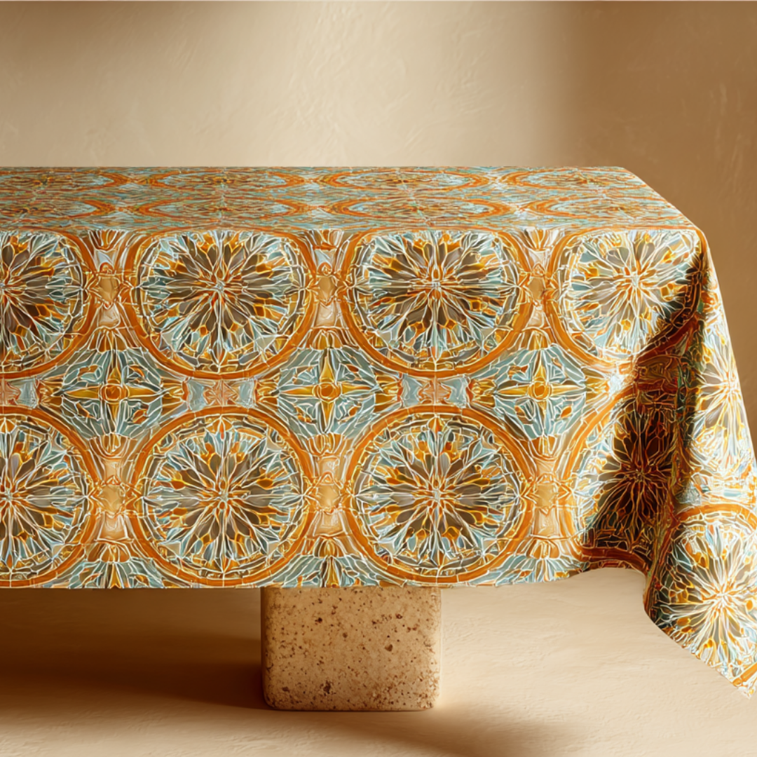 'Solar Rosette' Tablecloth