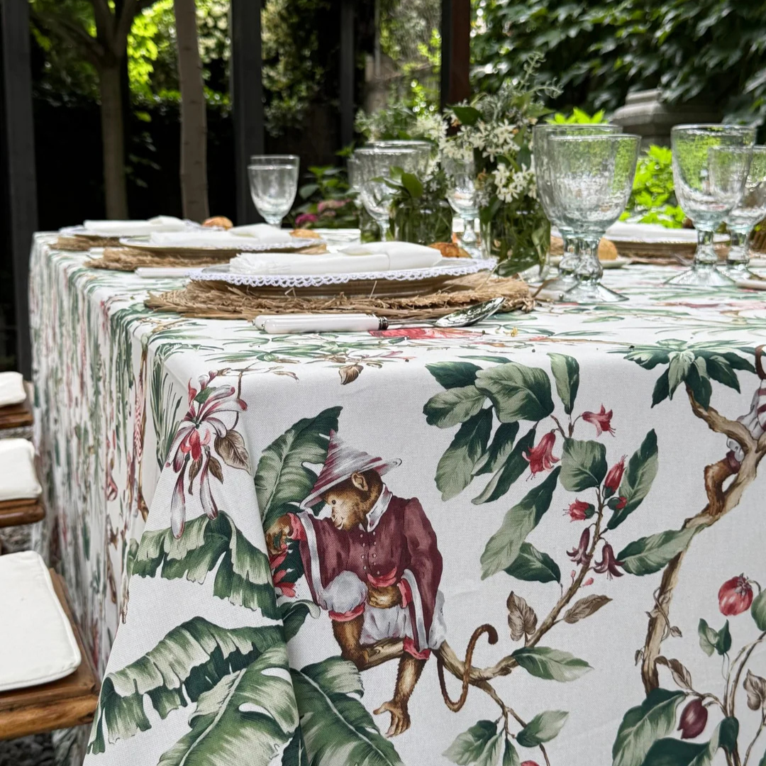 ‘Petits Monkeys’ Tablecloth