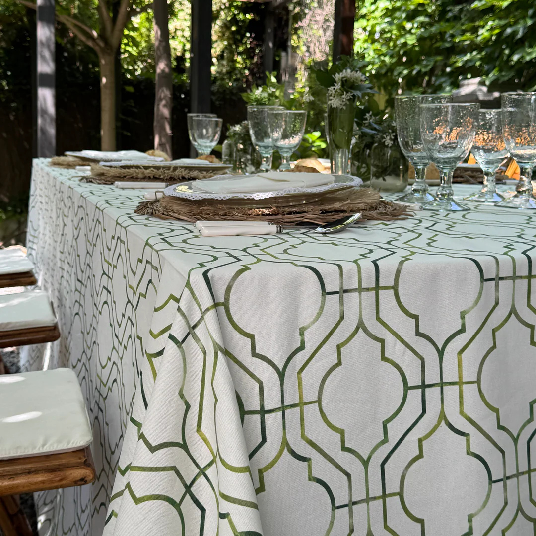 ‘Pavilion Trellis’ Tablecloth