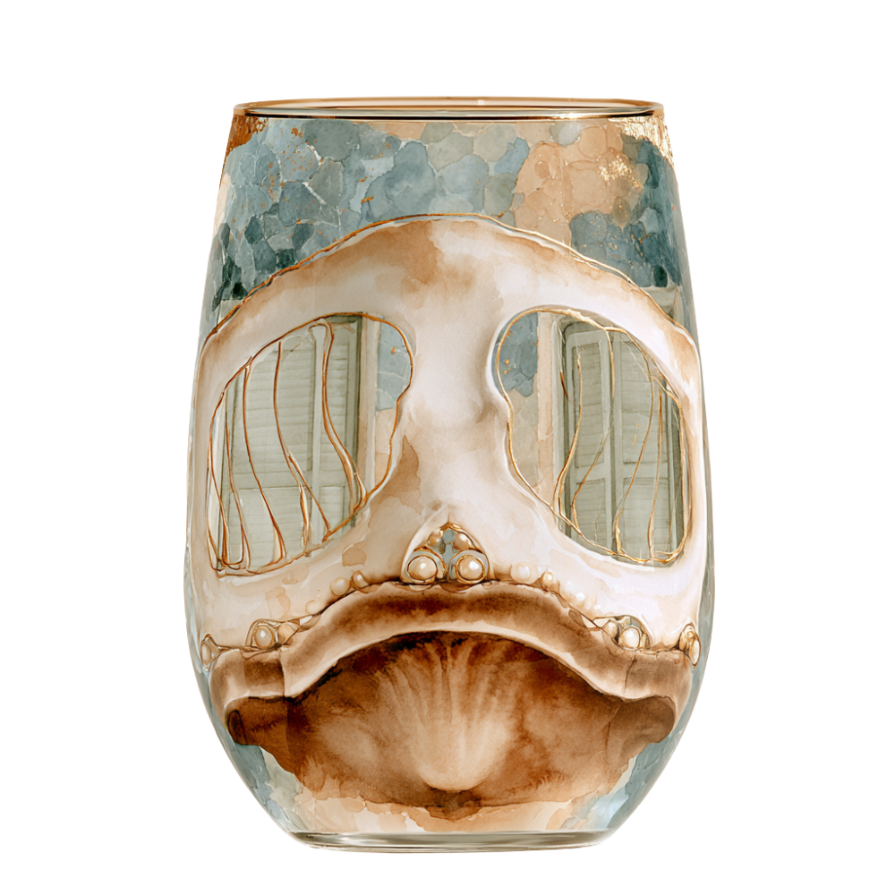'Gaudí Eternal Facade' Stemless Wine Glass