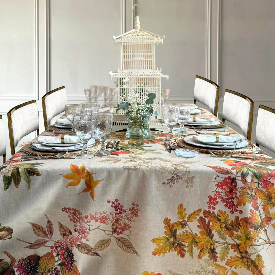 ‘Sologne’ Spill-Resistant Tablecloth