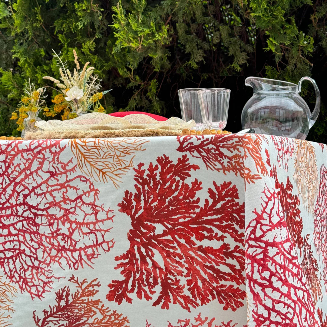 ‘Coral’ Tablecloth