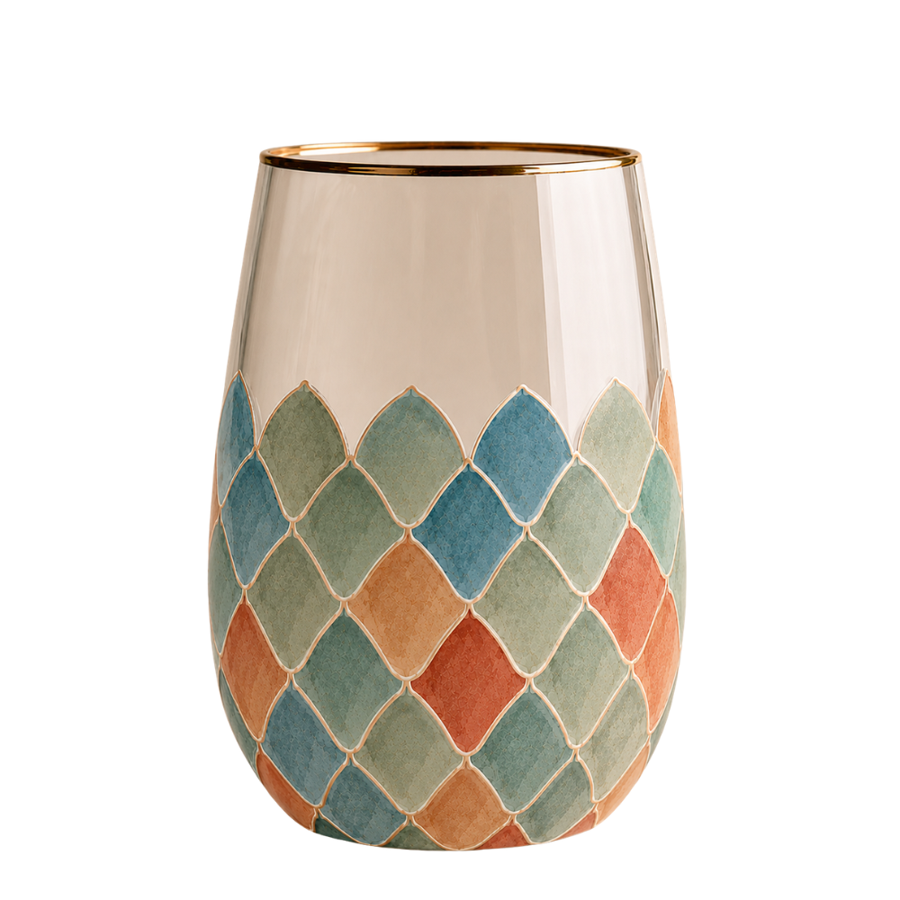 'Gaudí Eternal Facade' Stemless Wine Glass