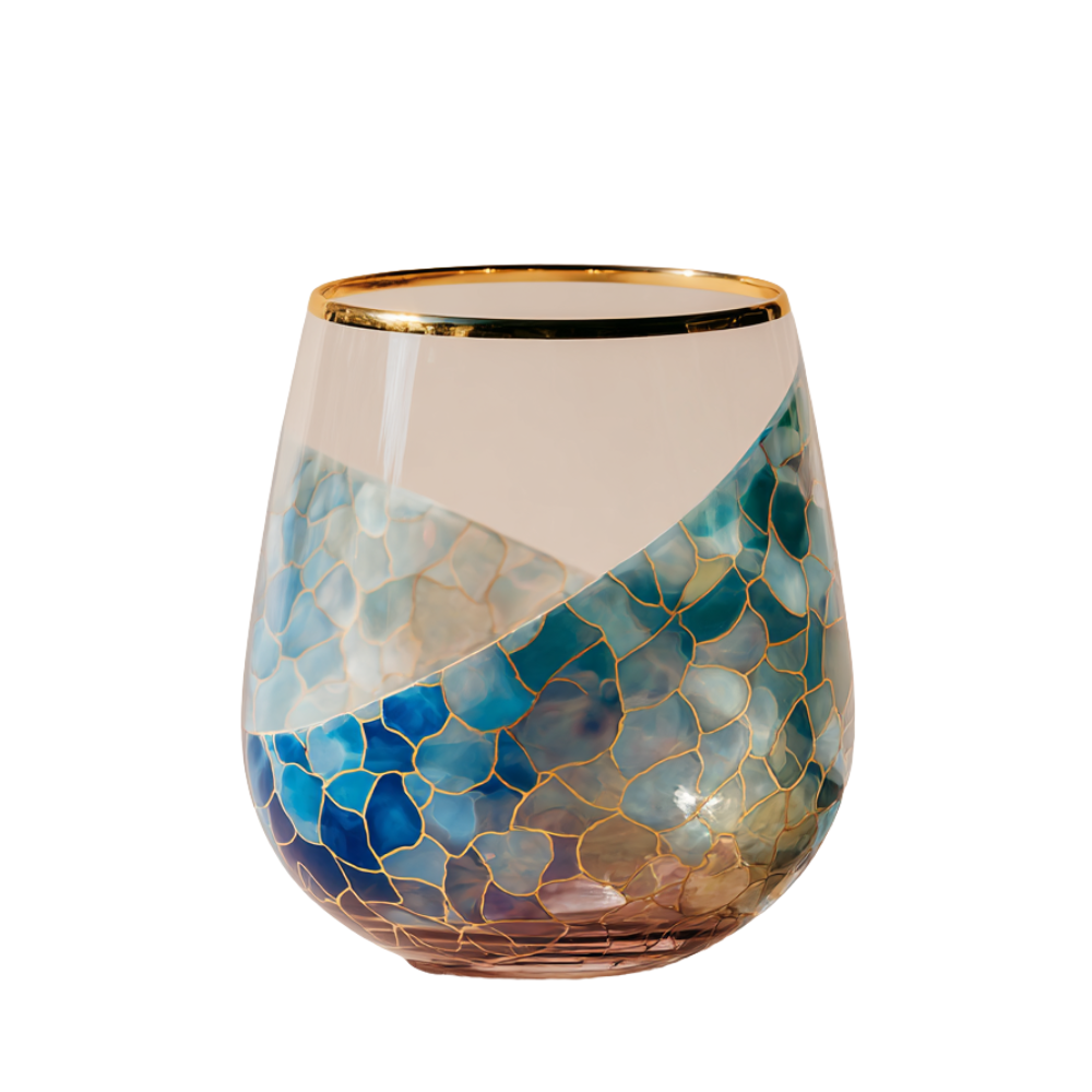 'Gaudí Eternal Facade' Stemless Wine Glass