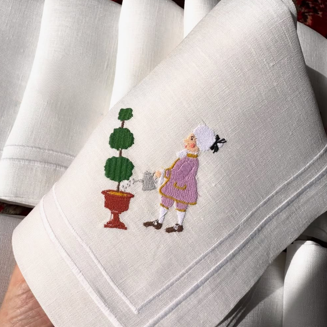 ‘Courtly Green’ Napkin