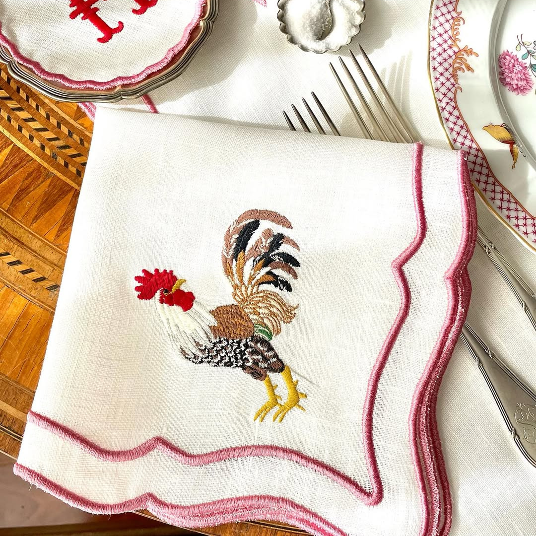 ‘The Rooster’ Napkin