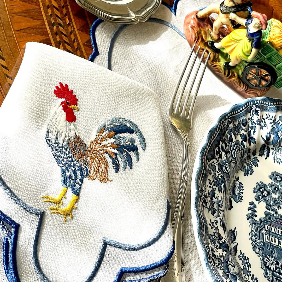 ‘The Rooster’ Napkin