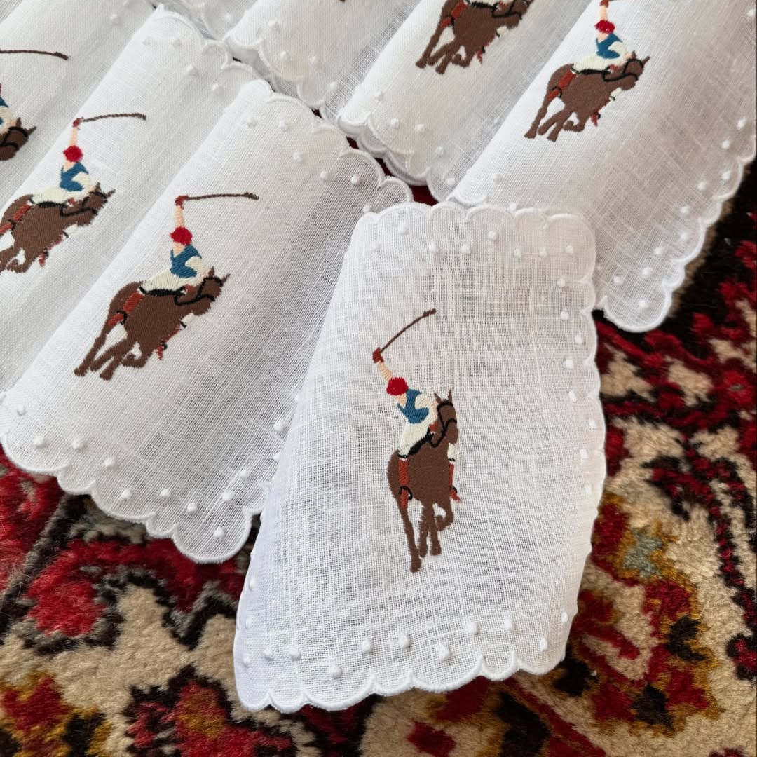 ‘Polo Game’ Napkin