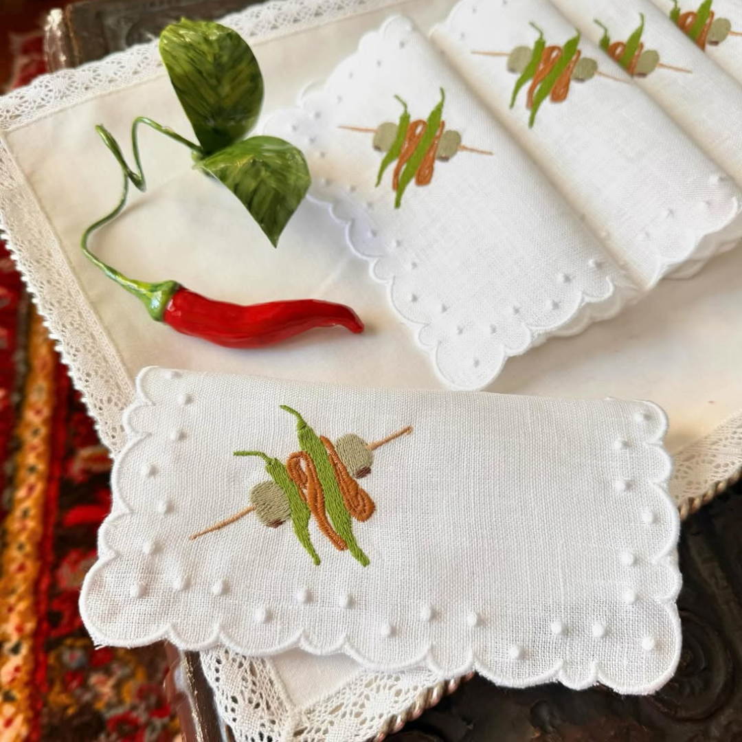 ‘Olive Twist’ Napkin