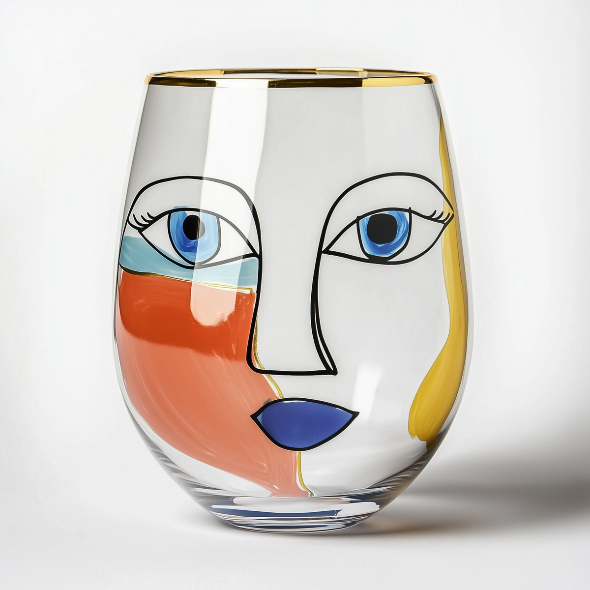 ‘Eternal Muse’ Stemless Wine Glass