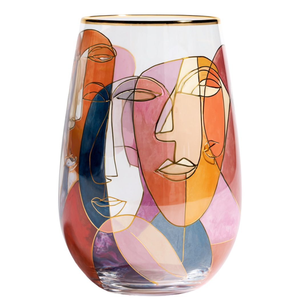 'Avignon Dreams' Stemless Wine Glasses