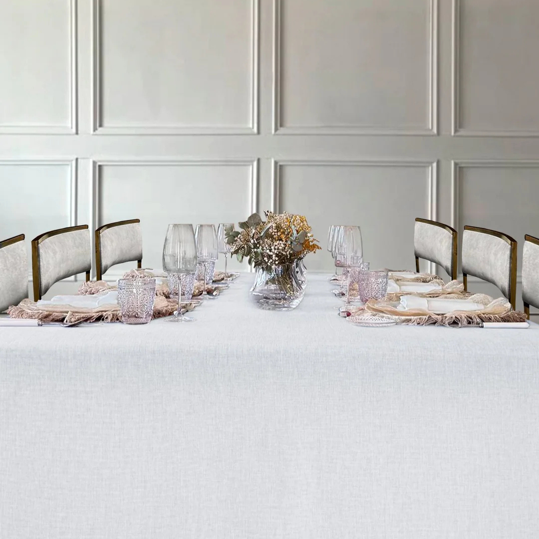 'Cairo White' Tablecloth