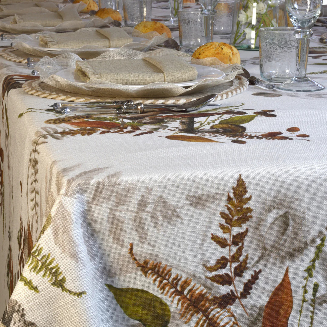 'Bordeaux' Coated Tablecloth