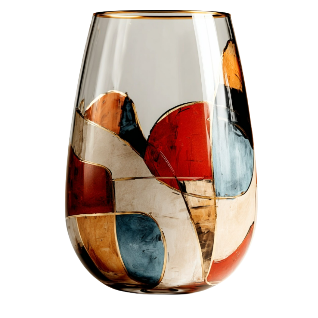 'Ember Tides' Stemless Wine Glasses