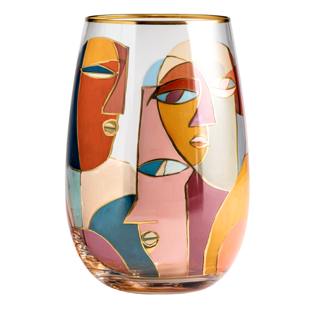 'Avignon Dreams' Stemless Wine Glasses