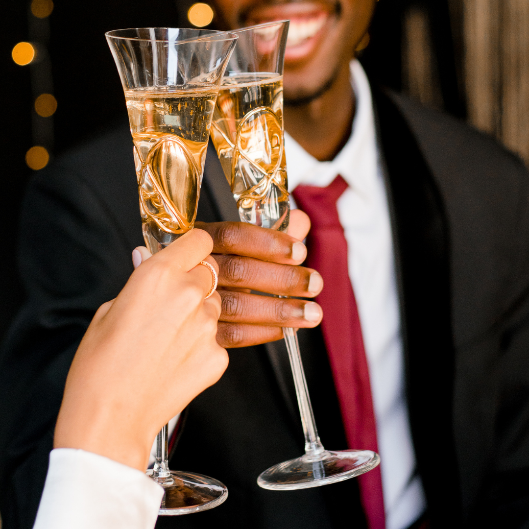 'Trinity' Champagne Flutes