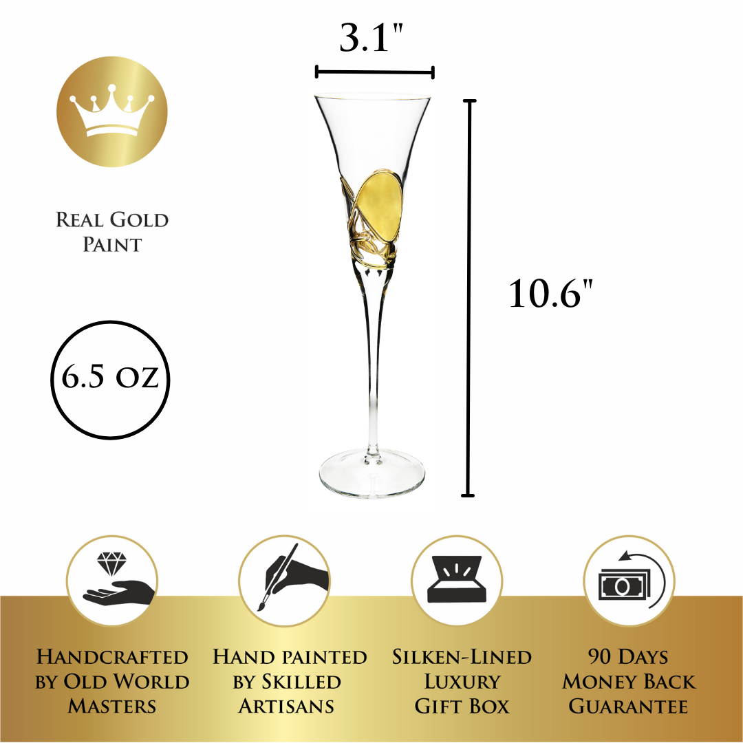 'Trinity' Champagne Flutes